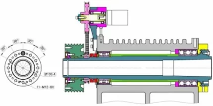 Токарный станок с ЧПУ ST502SC с наклонной станиной