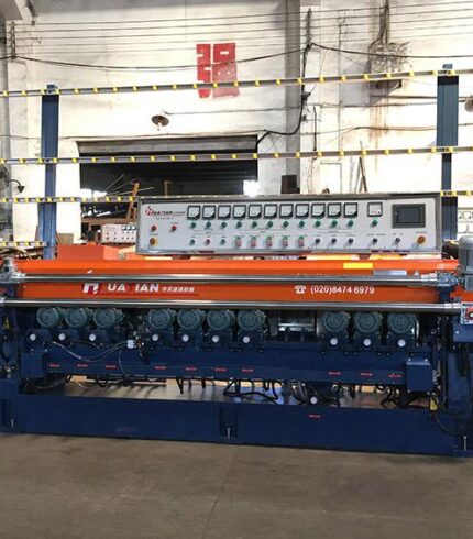 Автоматический станок для снятия фаски со стекла (11 шпинделей и ПЛК) HXM371TP-1