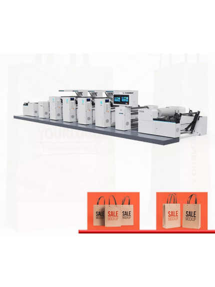 Горизонтальная флексографская печатная машина для бумажных стаканчиков